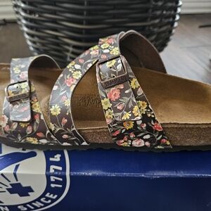 Birkenstock Floral Sandals